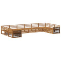 Sofagarnituren 10 pcs Massivholz Akazie