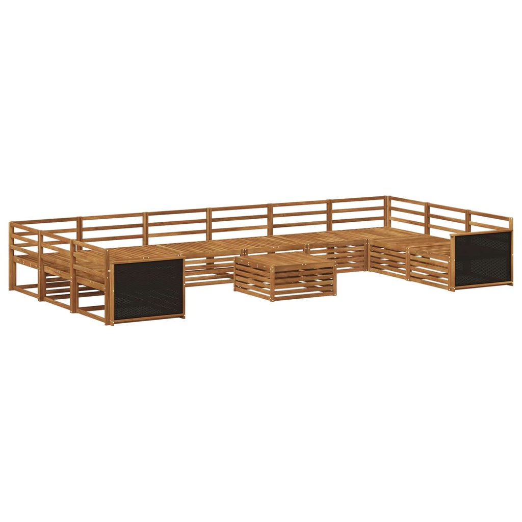 Sofagarnituren 11 pcs Massivholz Akazie