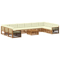 Sofagarnituren mit Kissen 11 pcs Massivholz Akazie