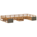 Sofagarnituren 11 pcs Massivholz Akazie