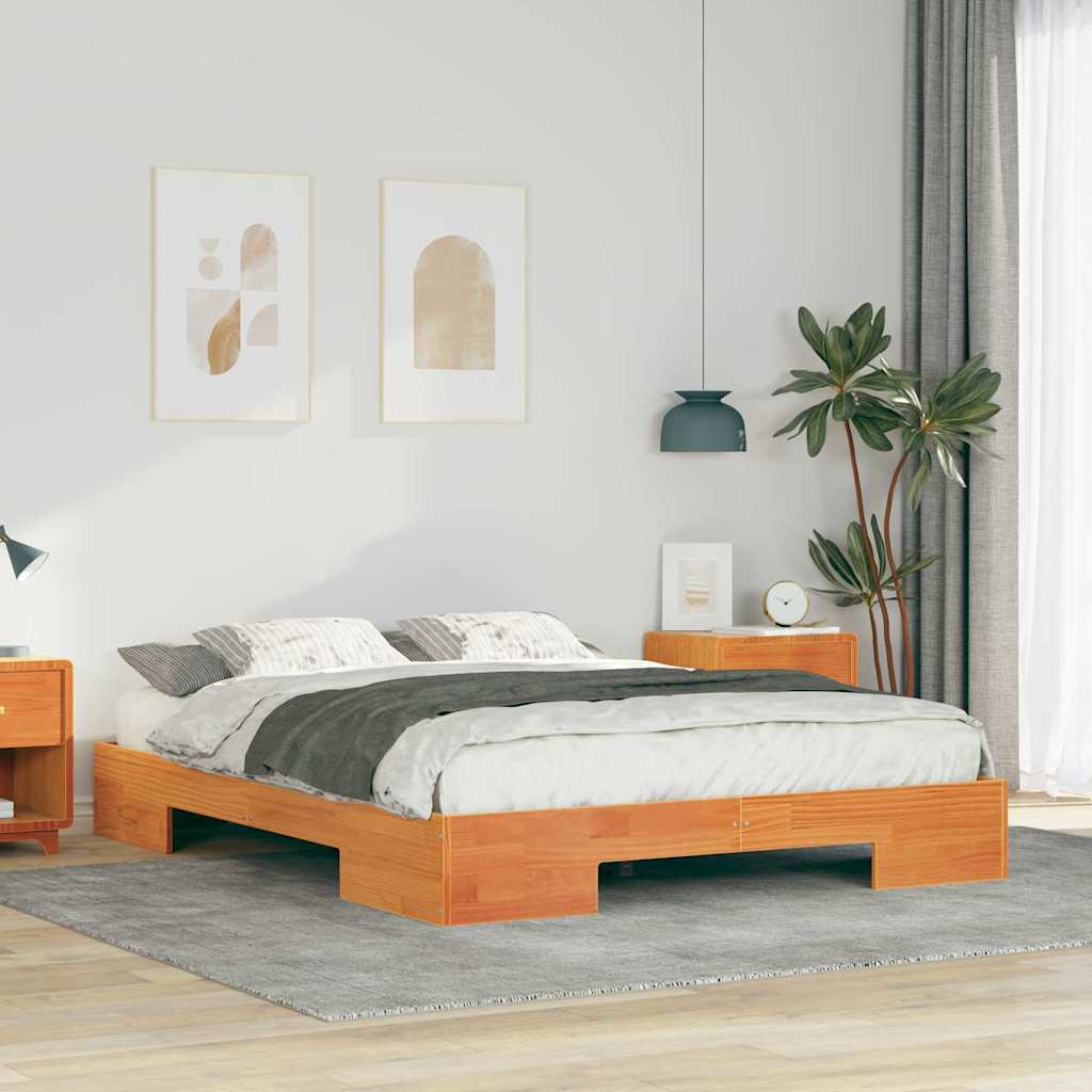 Bettgestell Braun 150 x 200 cm