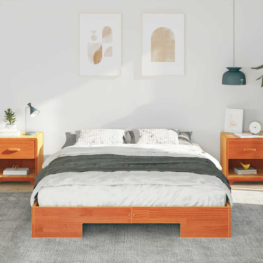 Bettgestell Braun 140 x 200 cm