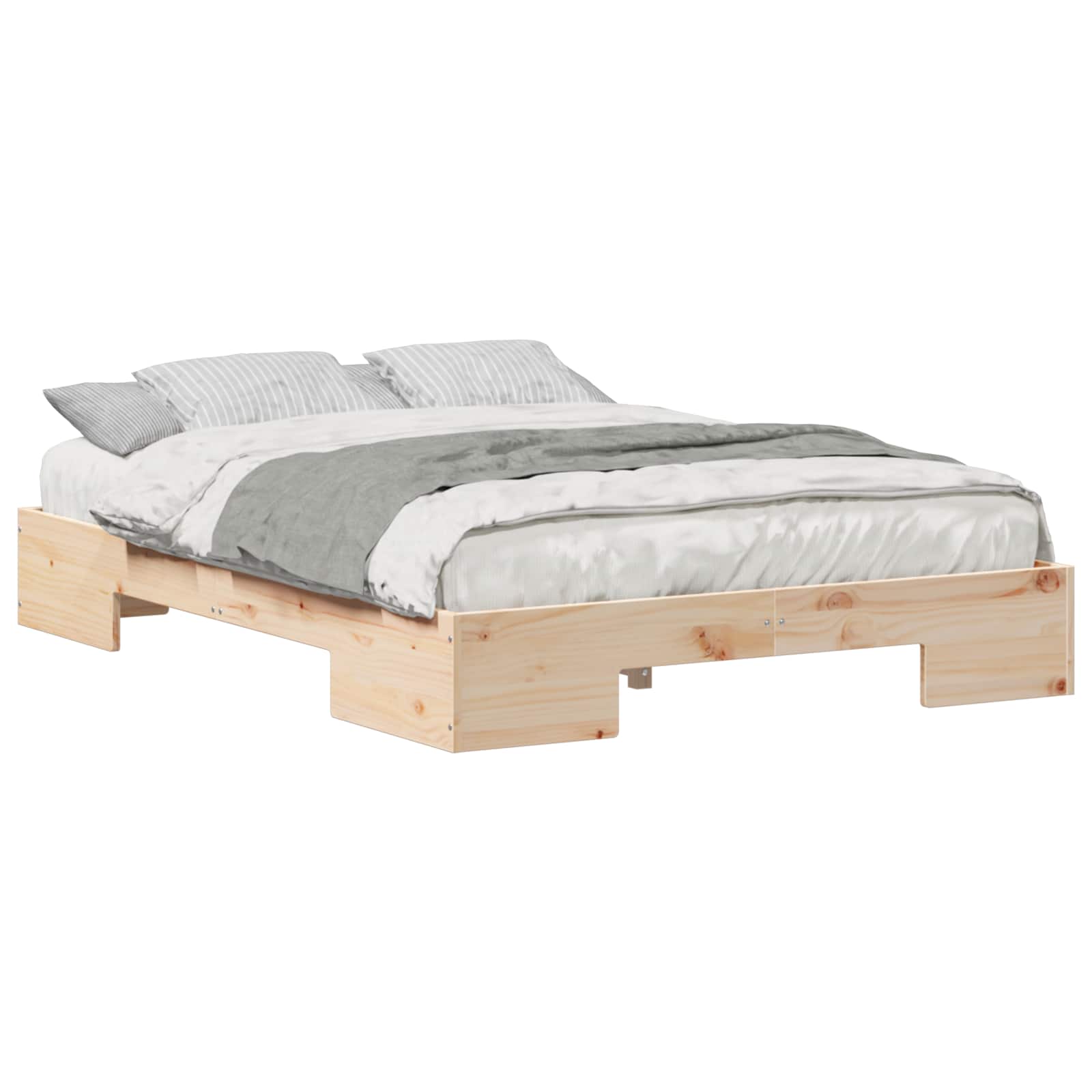 Bettgestell Braun 120 x 200 cm