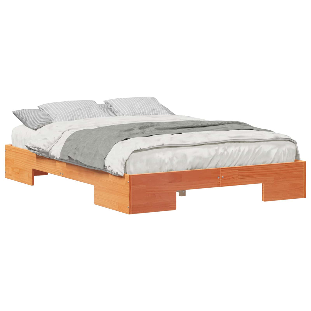 Bettgestell Braun 140 x 190 cm