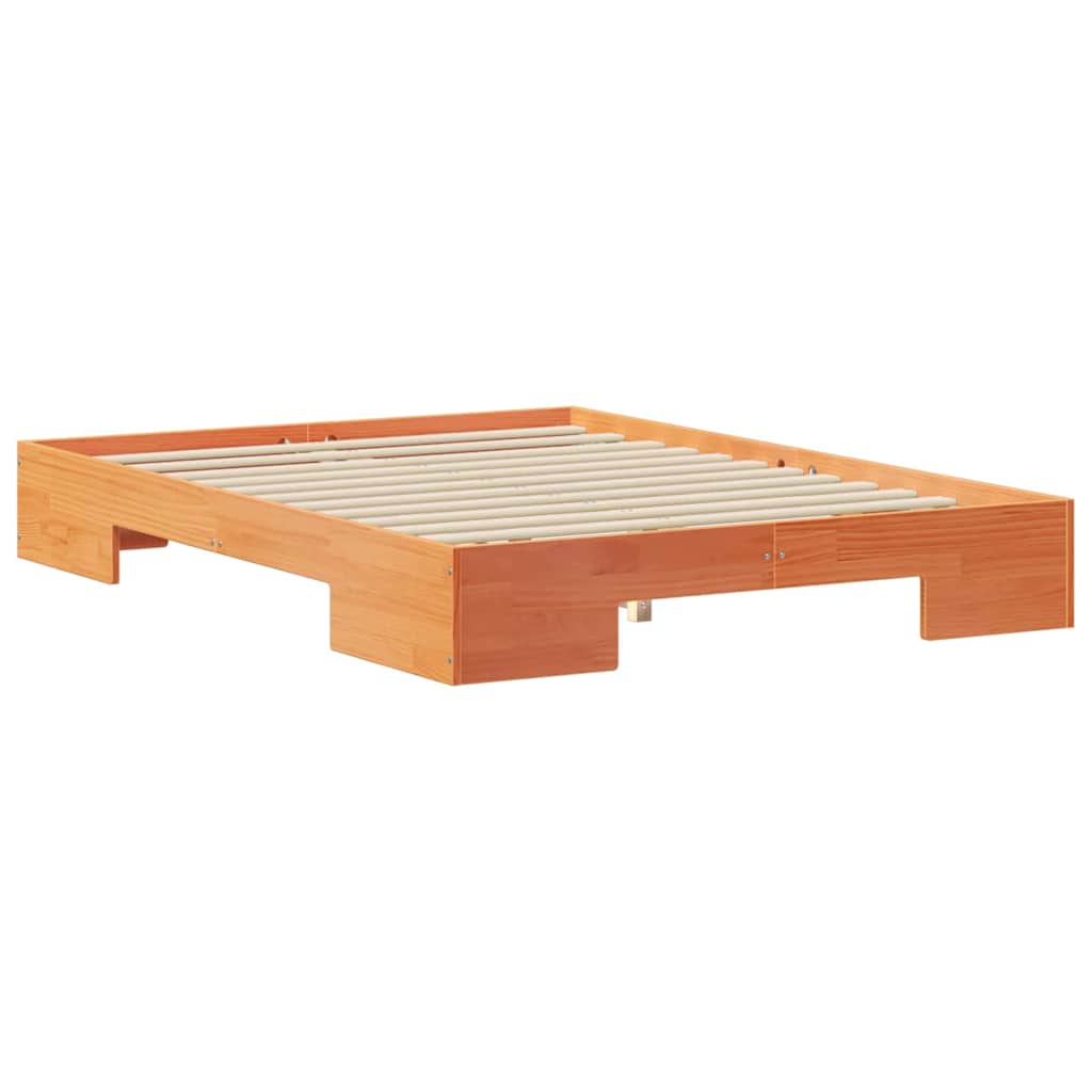 Bettgestell Braun 135 x 190 cm