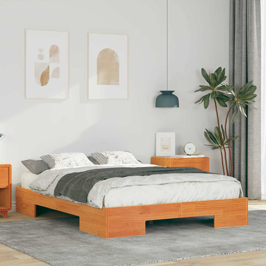 Bettgestell Braun 120 x 190 cm