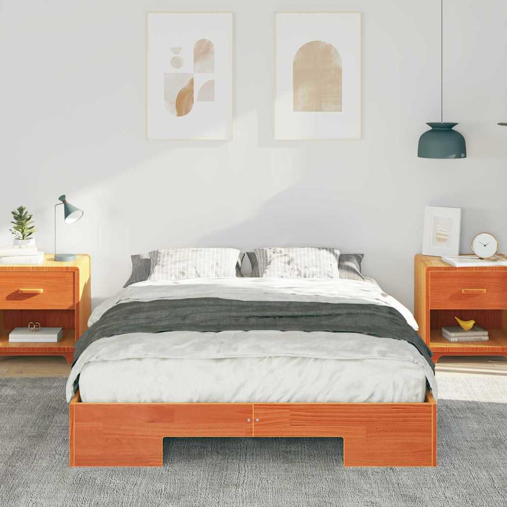 Bettgestell Braun 120 x 190 cm