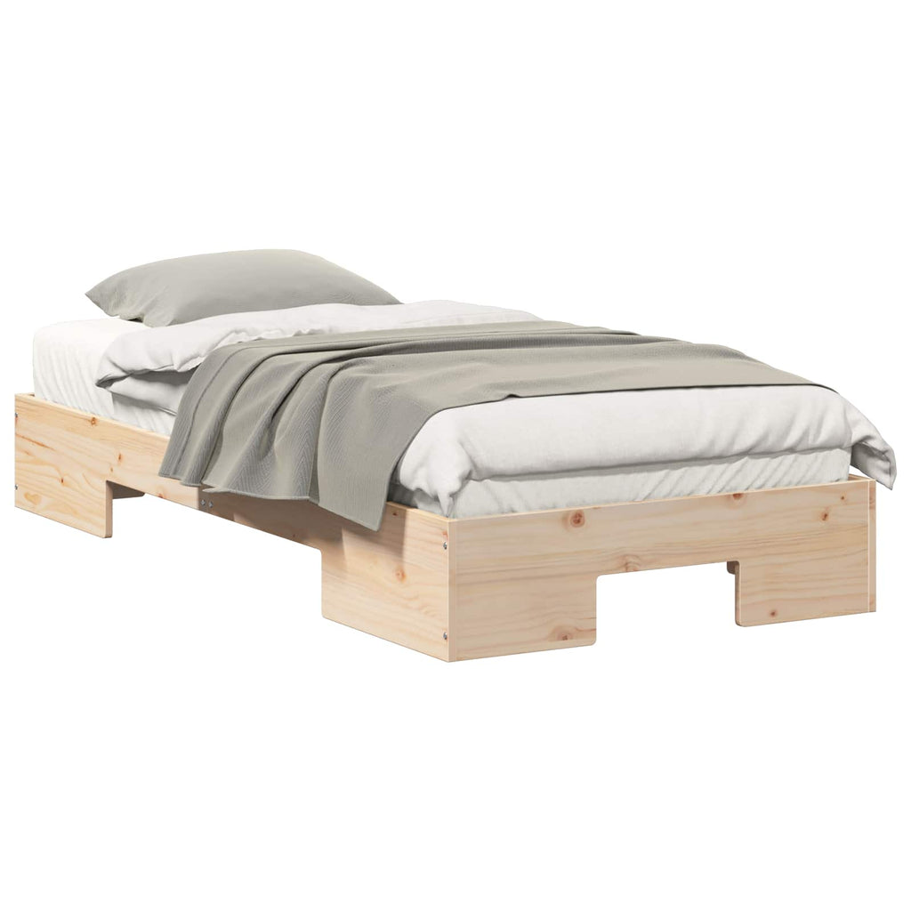 Bettgestell Braun 90 x 190 cm