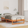Bettrahmen Braun 90 x 190 cm Massives Kiefernholz