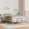 Bettrahmen Braun 75 x 190 cm Massives Kiefernholz