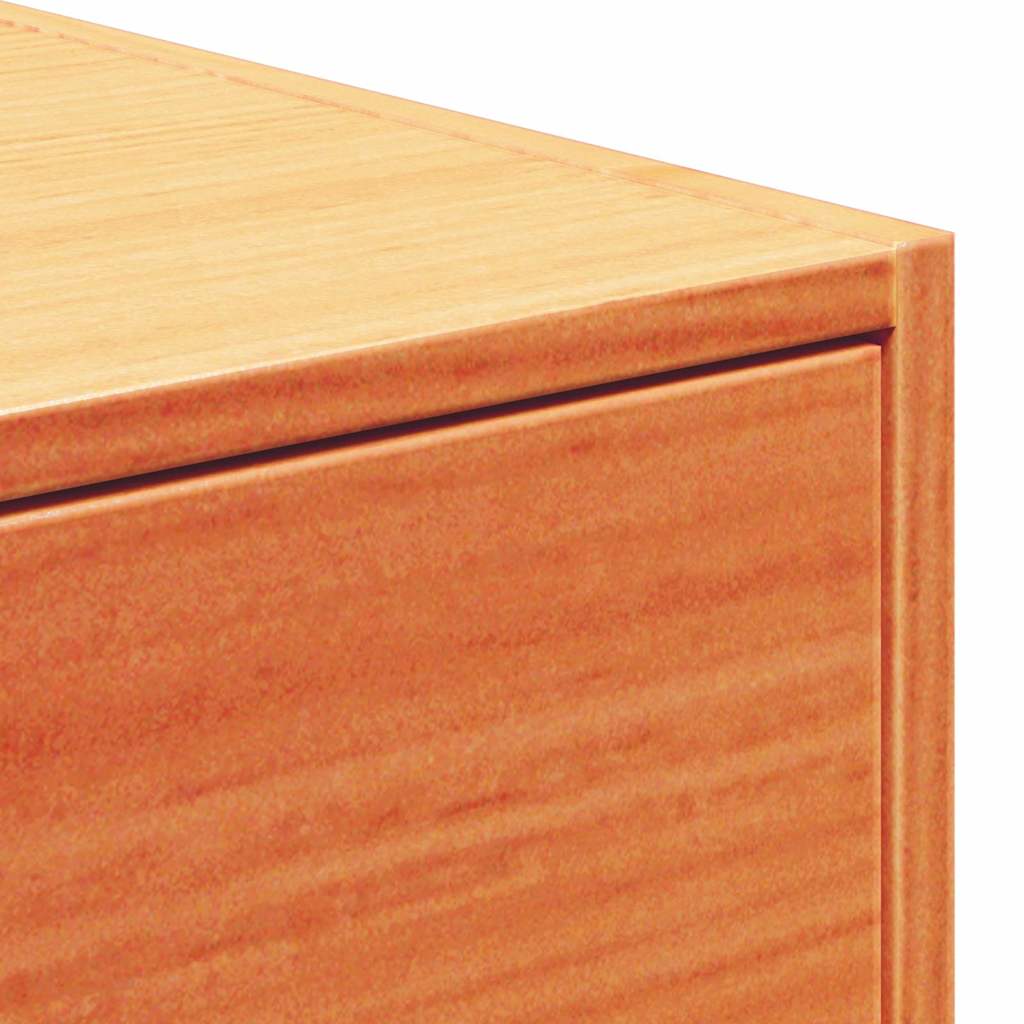 Nachttisch Wachsbraun 50 x 32,5 x 24 cm Massivholz Kiefer