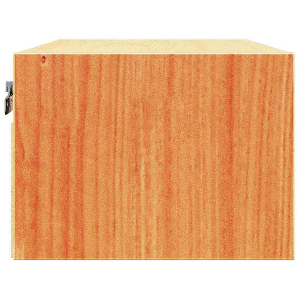 Nachttisch Wachsbraun 50 x 32,5 x 24 cm Massivholz Kiefer