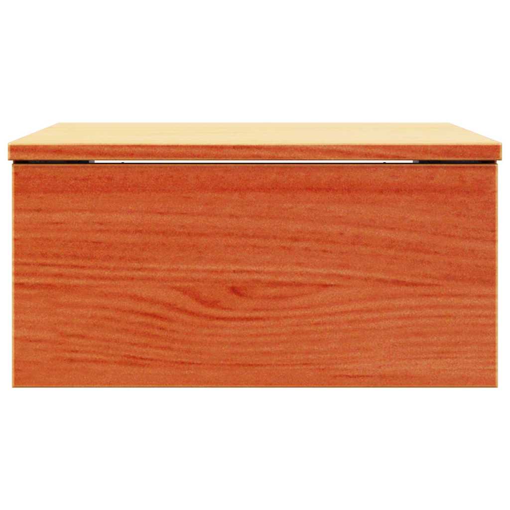Nachttisch Wachsbraun 37 x 35 x 18,5 cm Massivholz Kiefer