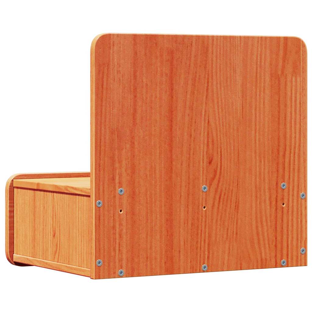 Nachttisch Wachsbraun 44 x 32,5 x 40 cm Massivholz Kiefer