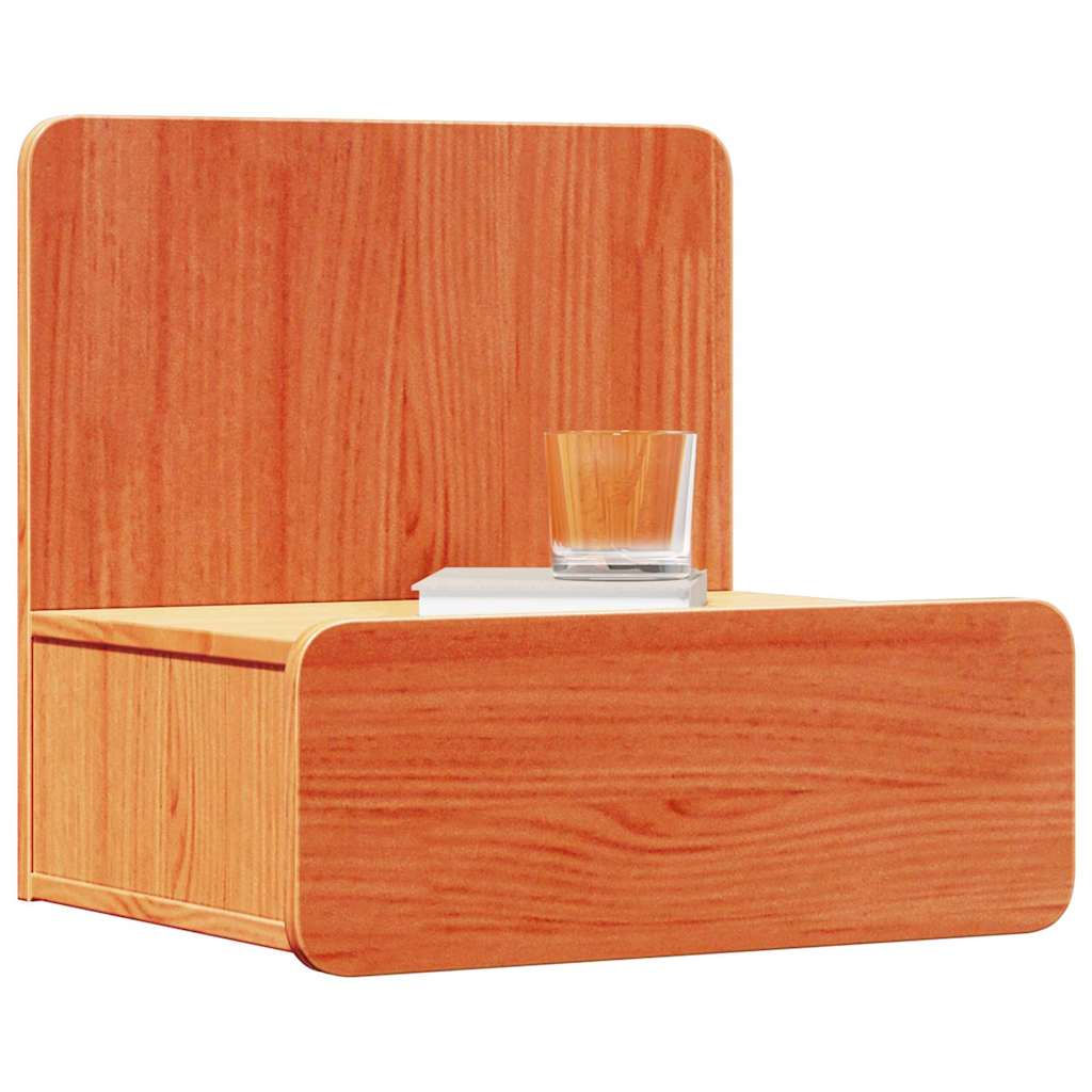 Nachttisch Wachsbraun 44 x 32,5 x 40 cm Massivholz Kiefer