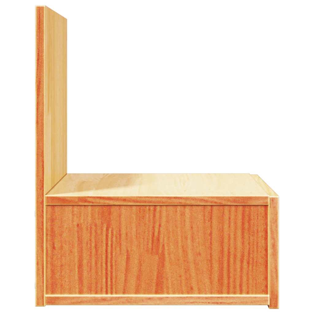 Nachttisch Wachsbraun 42 x 32,5 x 40 cm Massivholz Kiefer