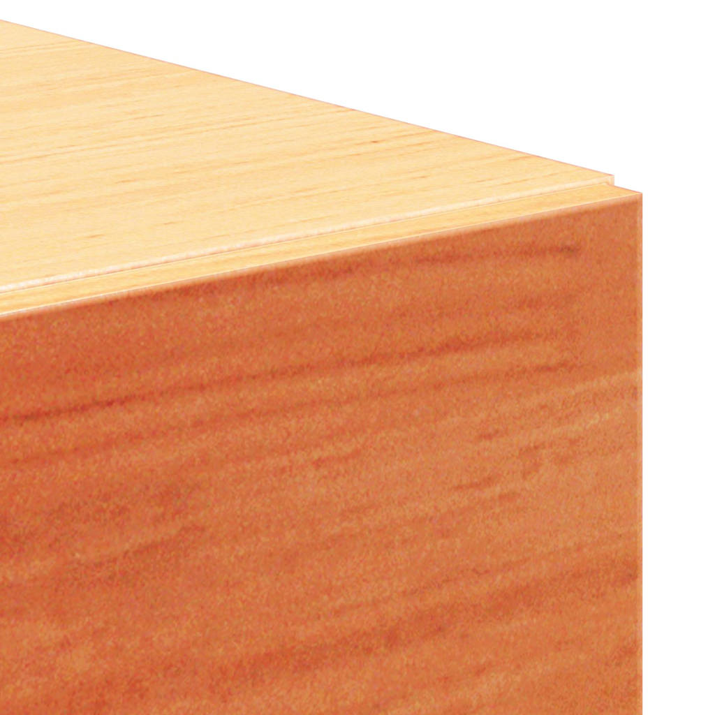 Nachttisch 2 pcs Wachsbraun 42 x 32,5 x 40 cm Massivholz Kiefer