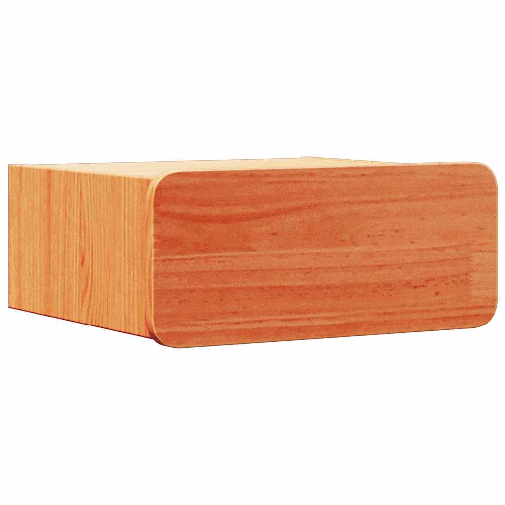 Nachttisch Wachsbraun 39 x 34 x 16,5 cm Massivholz Kiefer