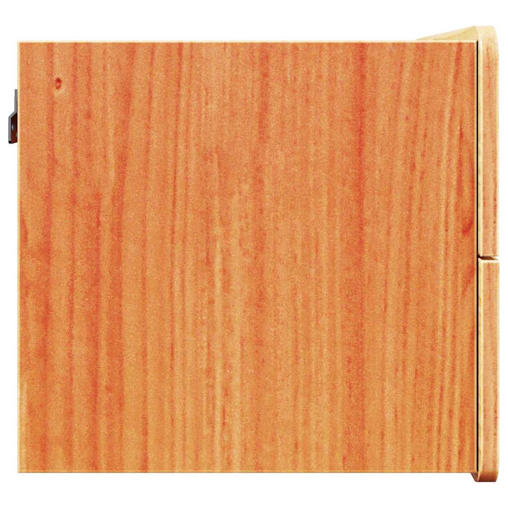 Nachttisch Wachsbraun 39 x 34 x 33 cm Massivholz Kiefer