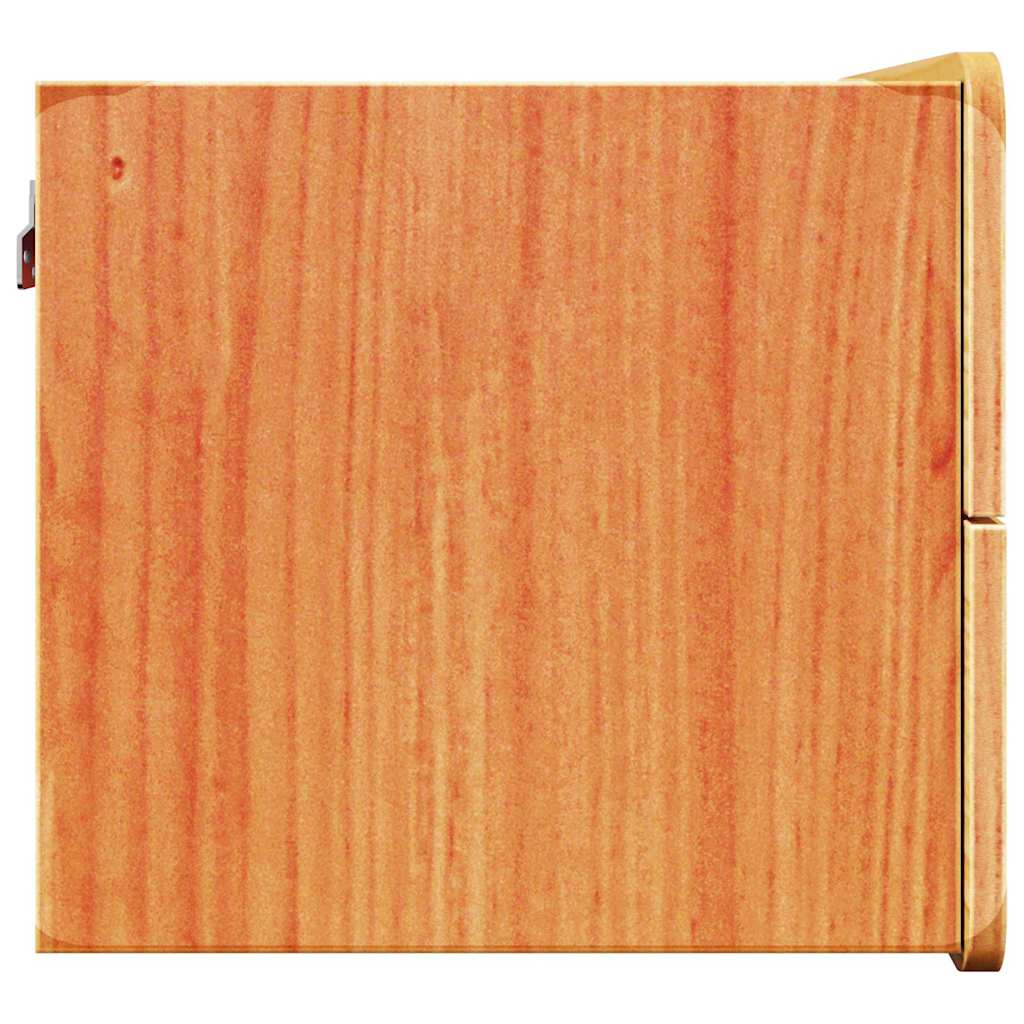 Nachttisch 2 pcs Braun 39 x 34 x 33 cm Massivholz Kiefer