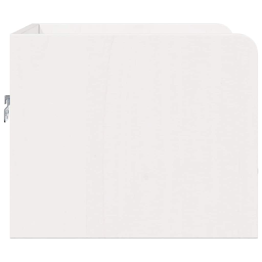 Nachttisch 2 pcs Weiß 38 x 36 x 29,5 cm Massivholz Kiefer