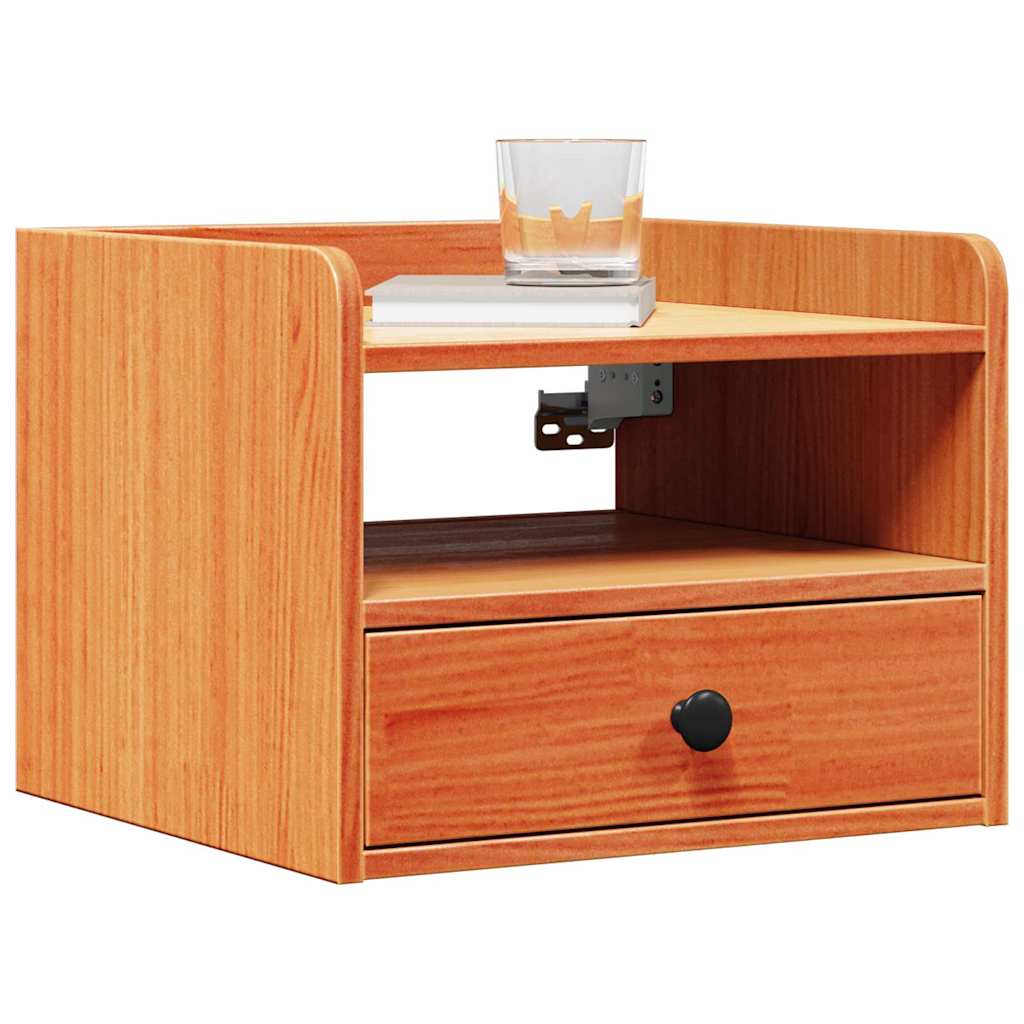 Nachttisch Wachsbraun 38 x 36 x 29,5 cm Massivholz Kiefer