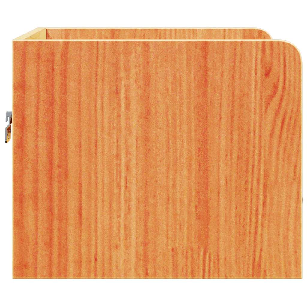 Nachttisch Wachsbraun 38 x 36 x 29,5 cm Massivholz Kiefer