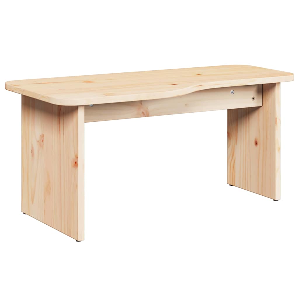 Couchtisch 2 pcs Natur Massivholz Kiefer