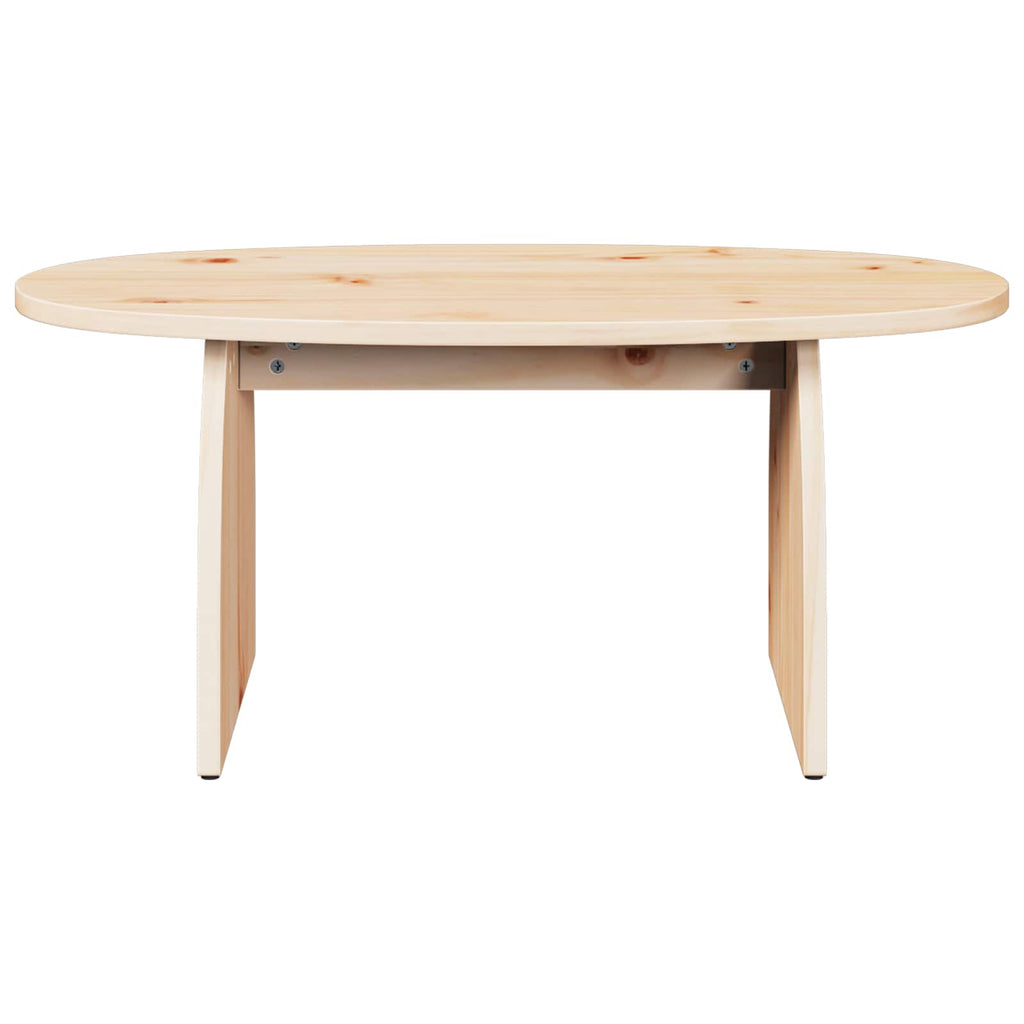 Couchtisch Braun 80 x 40 x 35 cm Massives Kiefernholz