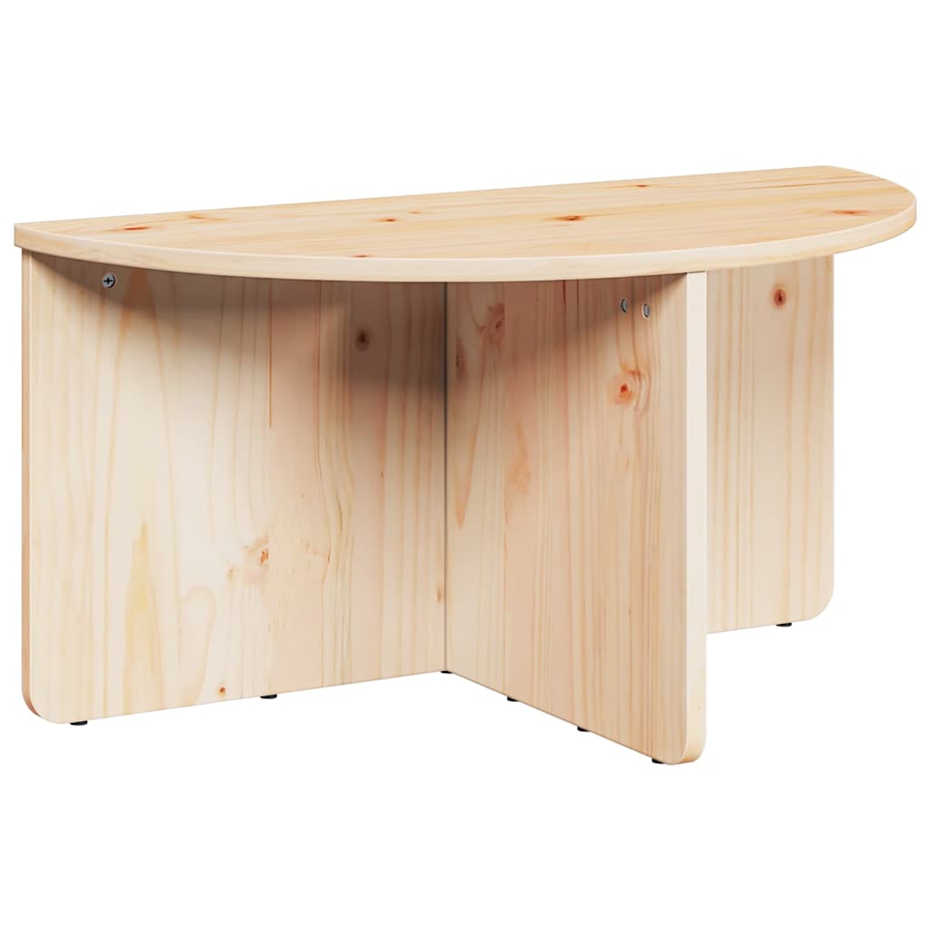 Couchtisch 2 pcs Natur Massivholz Kiefer