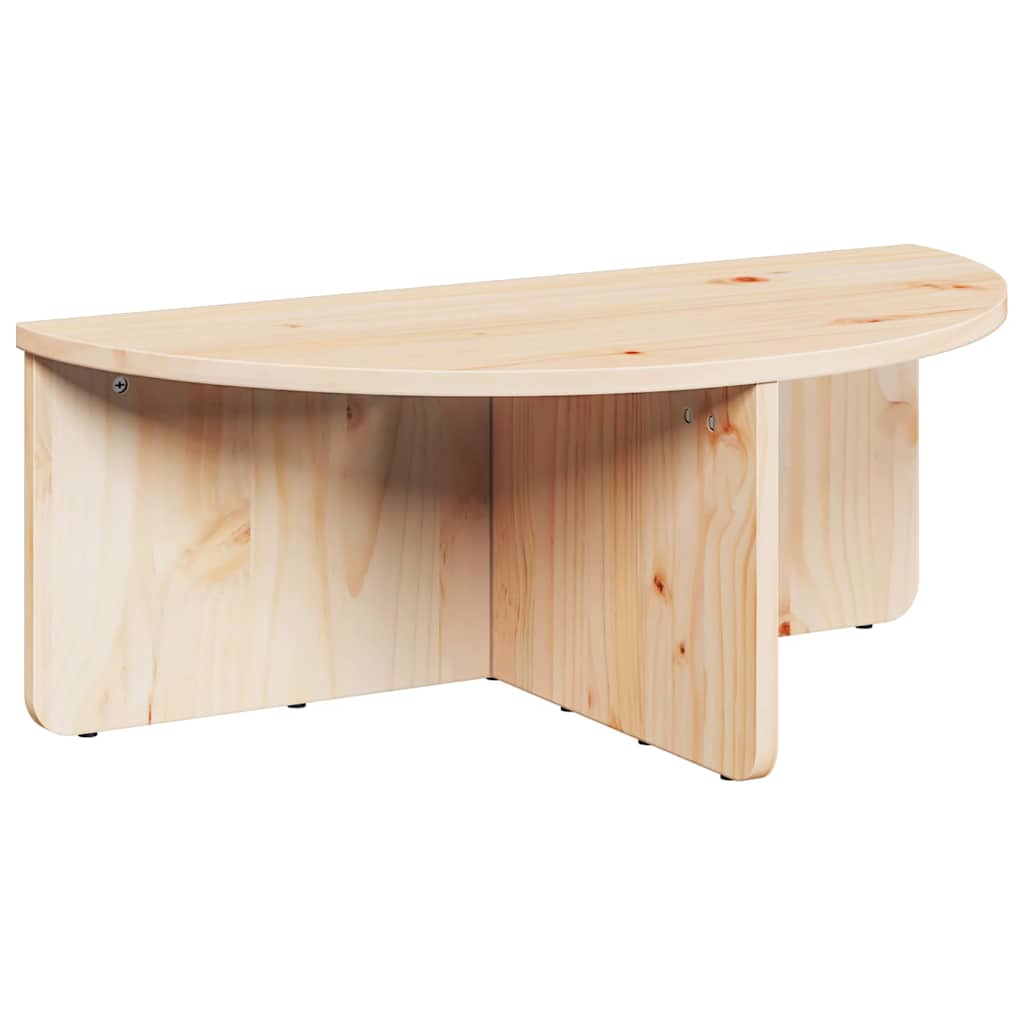 Couchtisch 2 pcs Natur Massivholz Kiefer