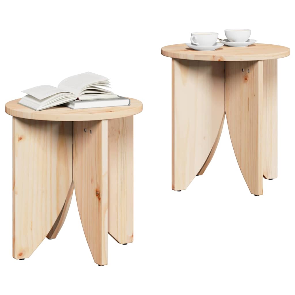 Couchtisch 2 pcs Natur
