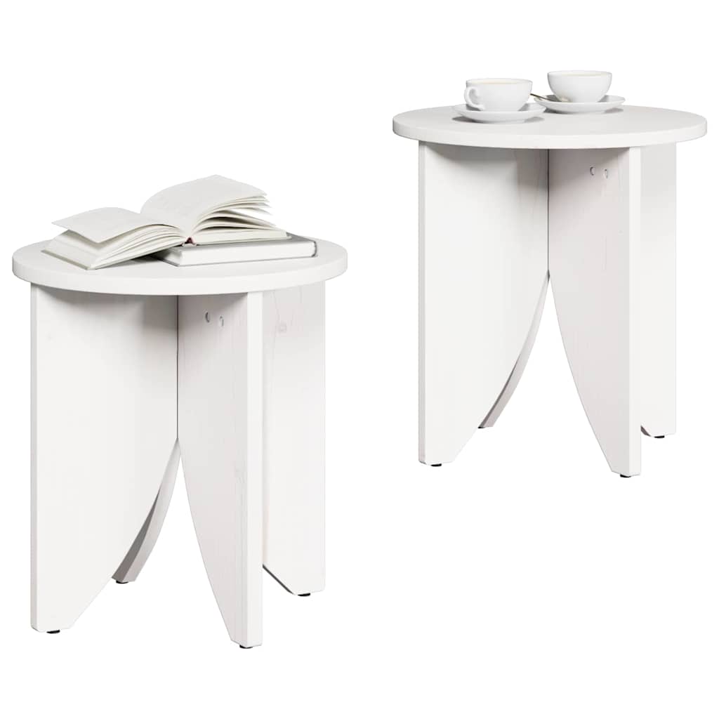 Couchtisch 2 pcs Weiß