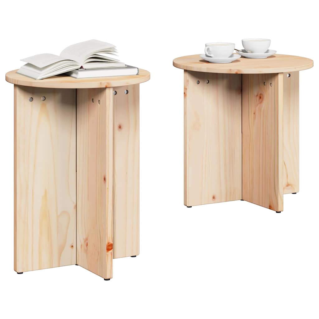 Couchtisch 2 pcs Natur