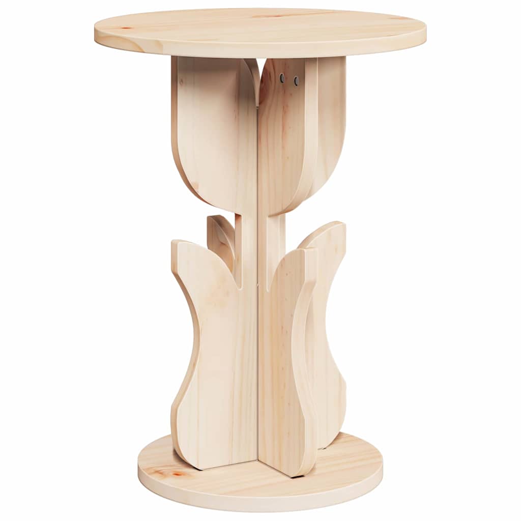 Couchtisch Natur 39,5 x 39,5 x 53,5 cm Massivholz Kiefer