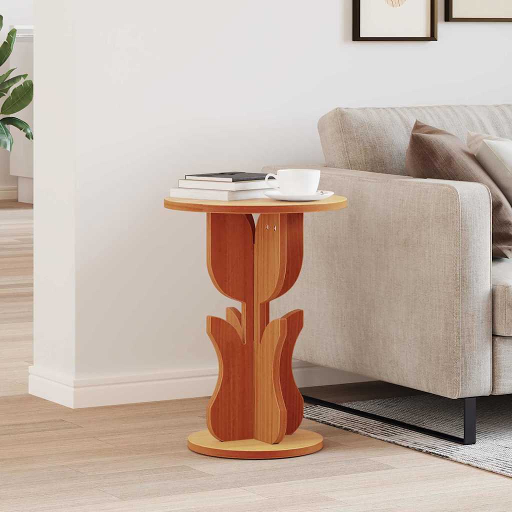 Couchtisch Wachsbraun 39,5 x 39,5 x 53,5 cm Massivholz Kiefer