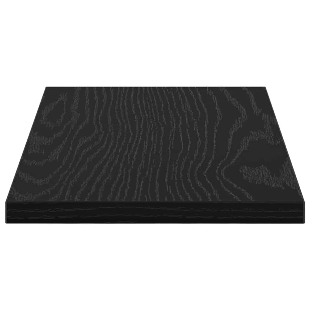 Regalbrett 4 pcs Schwarz 40 x 20 x 1,5 cm Holzwerkstoff