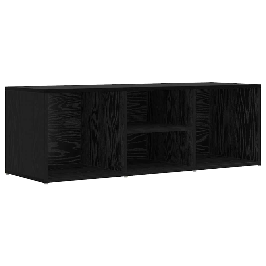 Schuhbank Schwarz Eichen-Optik 102 x 35 x 35 cm Holzwerkstoff
