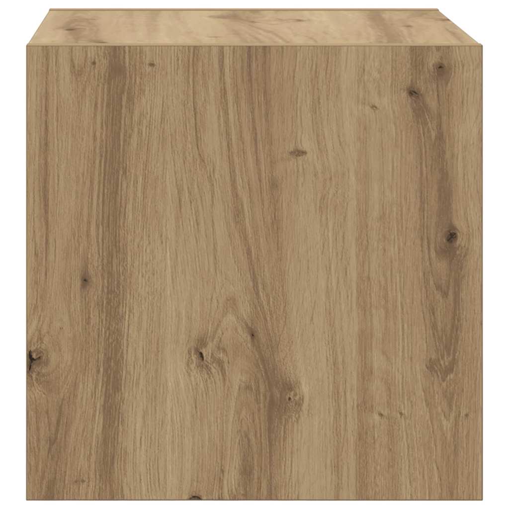 Wandschrank 2 pcs Artisan-Eiche 37 x 37 x 37 cm Holzwerkstoff
