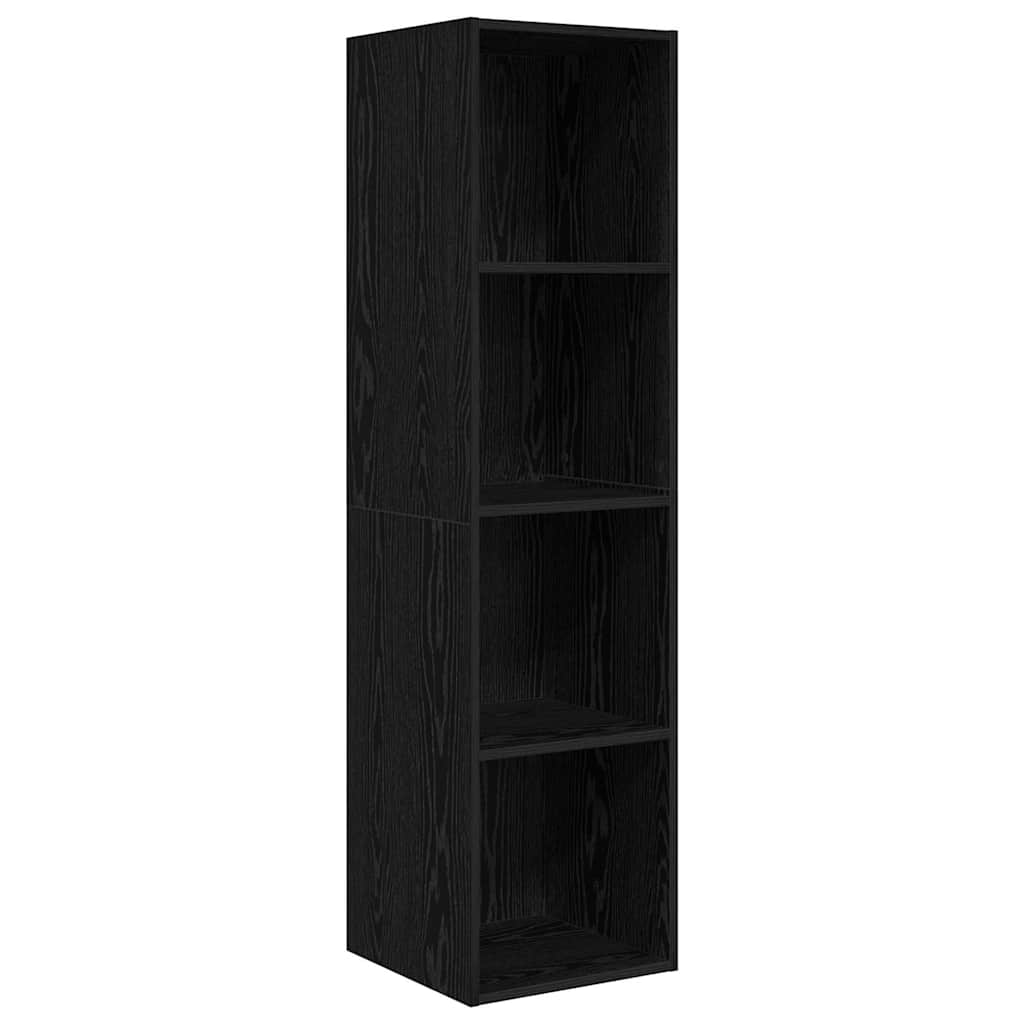 TV-Schrankset Schwarz Eichen-Optik 37 x 37 x 142,5 cm