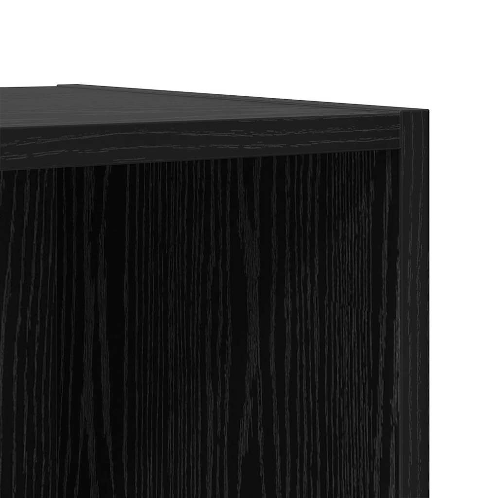 TV-Schrankset 2 pcs 37 x 35 x 37,5 cm Schwarz Holzwerkstoff