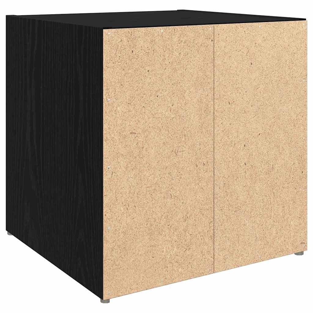 TV-Schrankset 2 pcs 37 x 35 x 37,5 cm Schwarz Holzwerkstoff