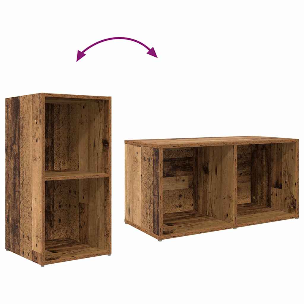TV-Schrankset Wandmontiert Braun 72 x 35 x 37 cm Holzwerkstoff