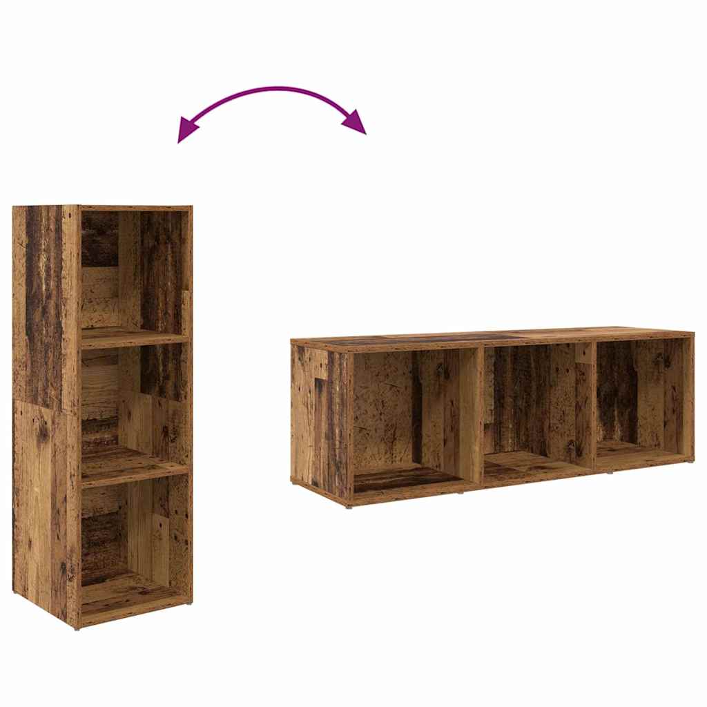 TV-Schrankset Wandmontiert Braun 72 x 35 x 37 cm Holzwerkstoff