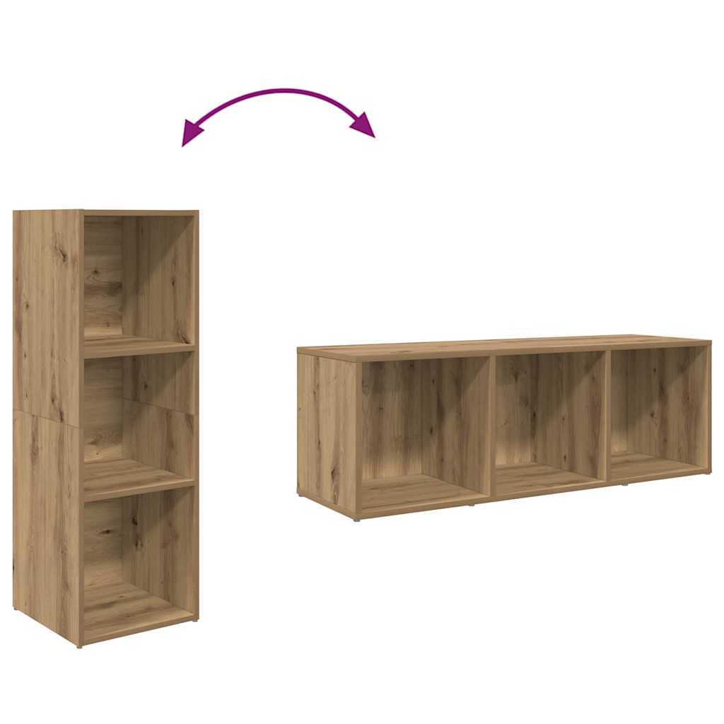 TV-Schrankset Wandmontiert Braun 72 x 35 x 37 cm Holzwerkstoff