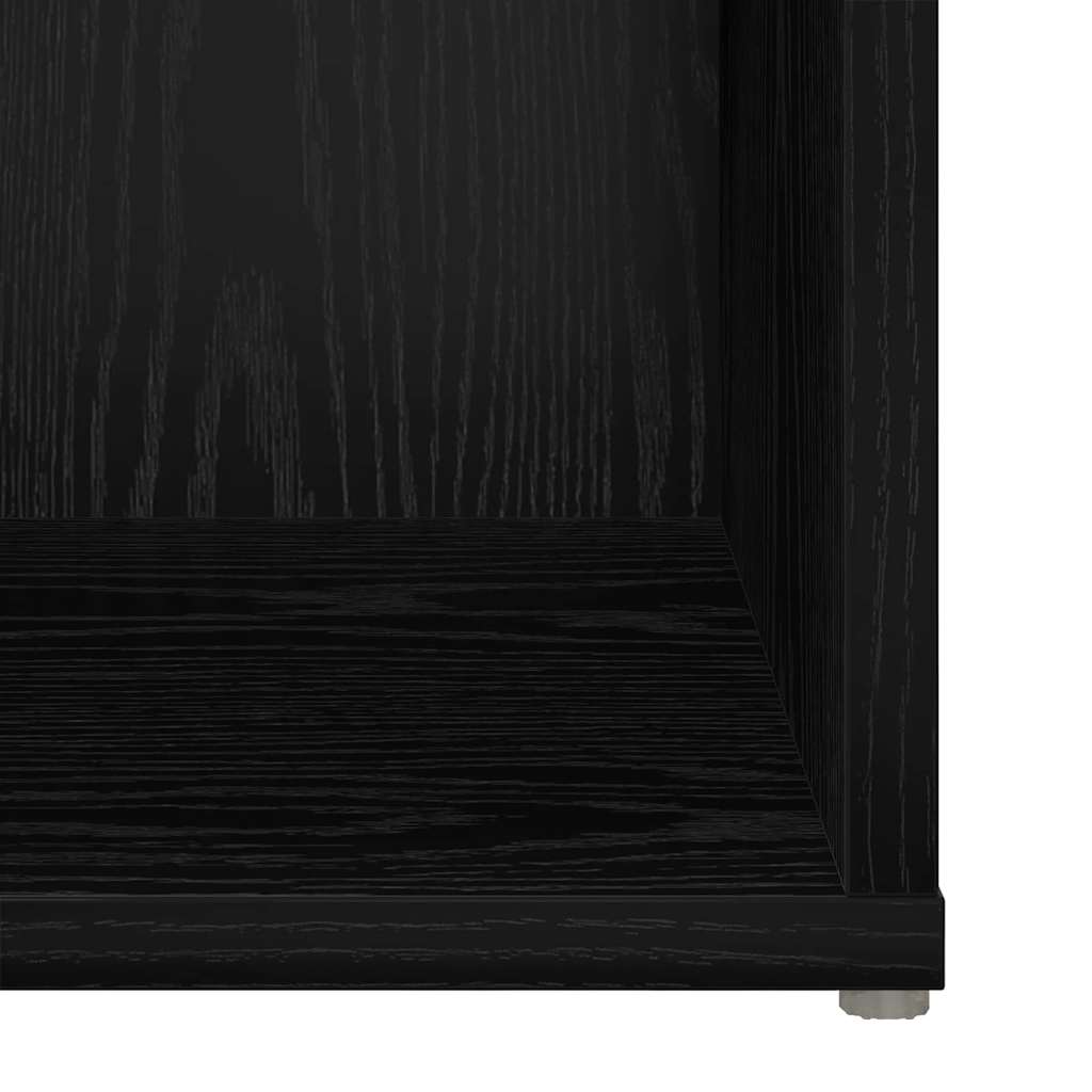 TV-Schrankset Schwarz 72 x 35 x 37 cm Holzwerkstoff