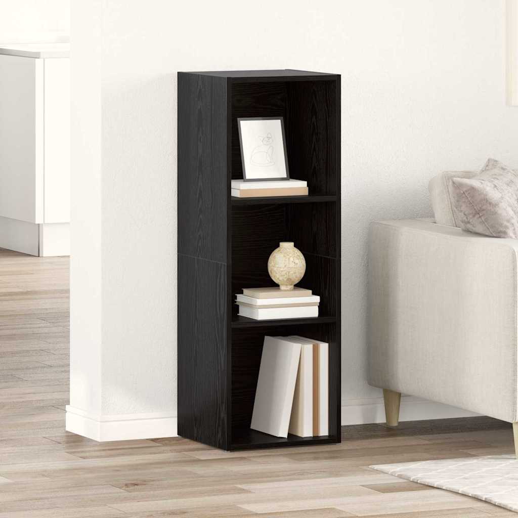 TV-Schrankset Schwarz 72 x 35 x 37 cm Holzwerkstoff