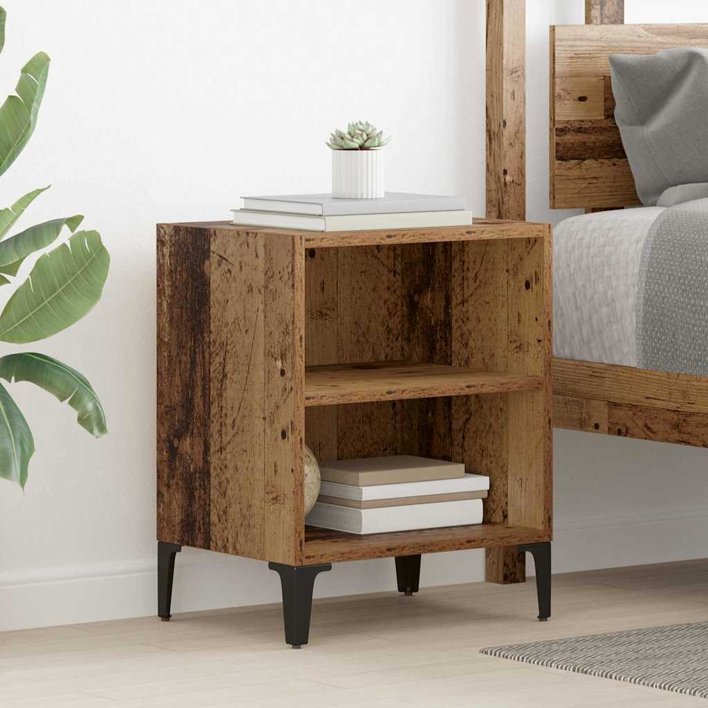 Nachttisch Altholz 40 x 30 x 50 cm Holzwerkstoff