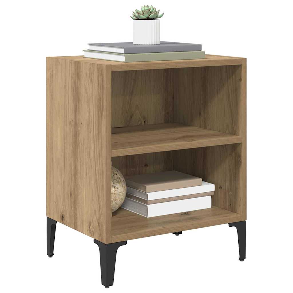 Nachttisch 2 pcs Artisan-Eiche 40 x 30 x 50 cm Holzwerkstoff