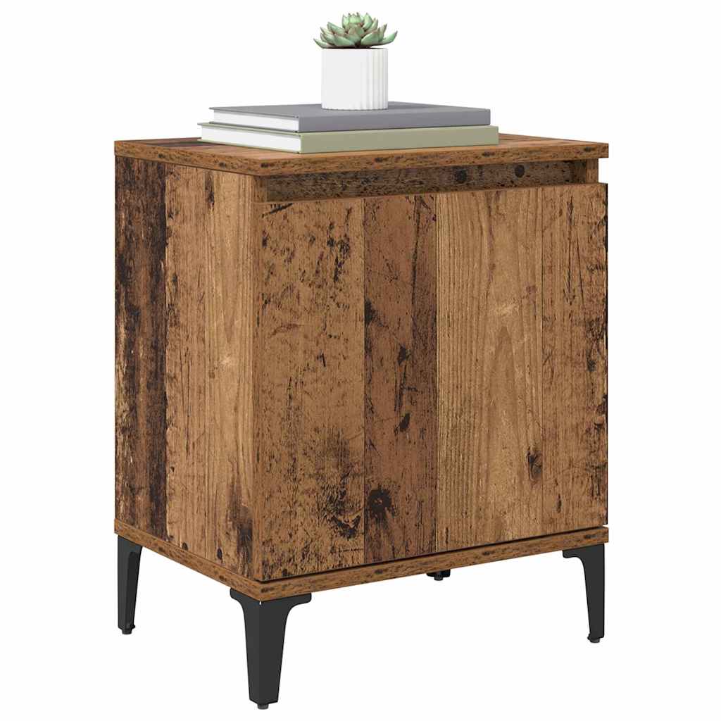 Nachttisch Altholz 40 x 30 x 50 cm Holzwerkstoff